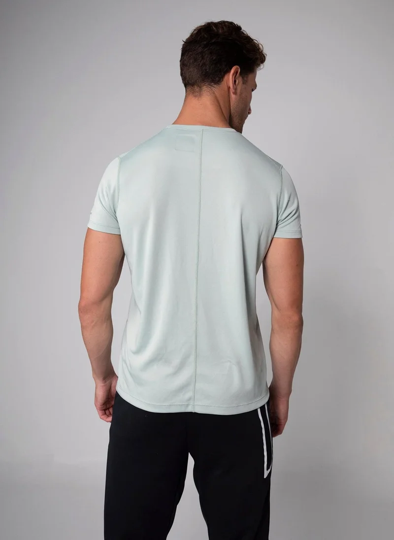 Aora Aora Men's Ultralight Mesh Tee – Quick-Dry, Maximum Ventilation, Barely-There Feel – Sage Green